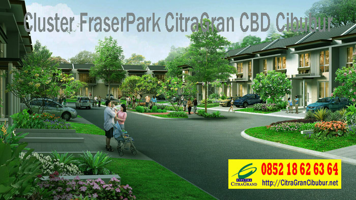 Jalan Lingkungan Asri Cluster FraserPark CitraGran CBD Cibubur